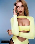 DUA LIPA nude in Elle Magazine