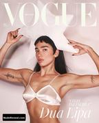 DUA LIPA nude in Vogue Magazine