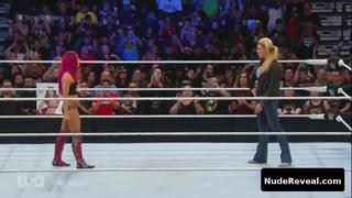 SASHA BANKS nude in WWE Monday Night RAW