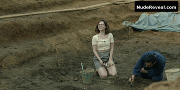 LILY JAMES nude in The Dig