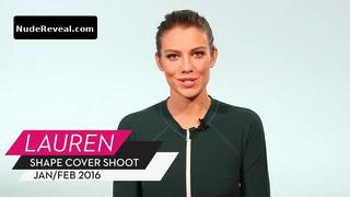 LAUREN COHAN nude in Shape Magazine: Behind the Scenes