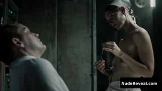 ANNETTE LOBER nude in A Cure for Wellness