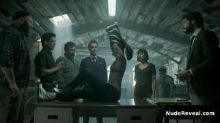 ALBA FLORES nude in La casa de papel