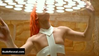 MILLA JOVOVICH nude in The Fifth Element