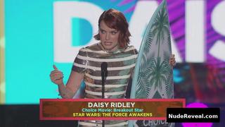 DAISY RIDLEY nude in Teen Choice Awards 2016