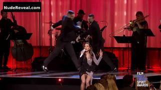 AUBREY PLAZA nude in Film Independent Spirit Awards