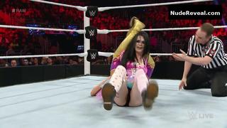 PAIGE (WWE) nude in WWE Monday Night RAW
