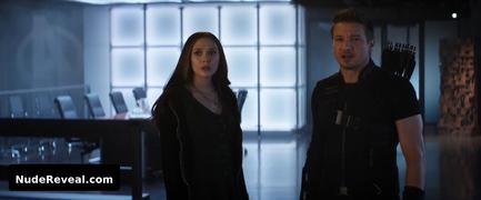 ELIZABETH OLSEN nude in Avengers: Endgame