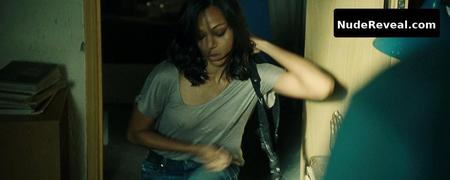 ZOE SALDANA nude in Colombiana