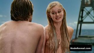 SARA PAXTON nude in Aquamarine