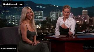 KIM KARDASHIAN WEST nude in Jimmy Kimmel Live