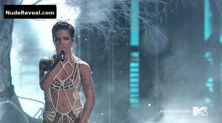 HALSEY nude in MTV Movie Awards