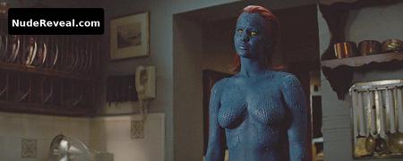 JENNIFER LAWRENCE nude in X-Men: First Class