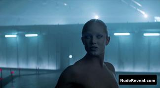 CAITY LOTZ nude in The Machine
