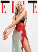 DUA LIPA nude in Elle Magazine