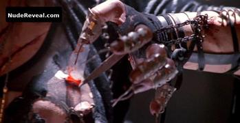 MELINDA CLARKE nude in Return of the Living Dead Part III