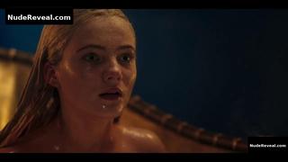 FREYA ALLAN nude in The Witcher