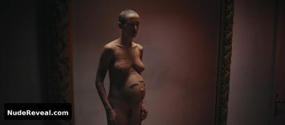 AGATHE ROUSSELLE nude in Titane
