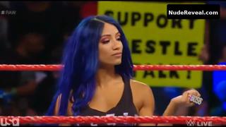SASHA BANKS nude in WWE Monday Night RAW