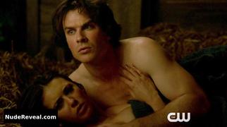 NINA DOBREV nude in The Vampire Diaries