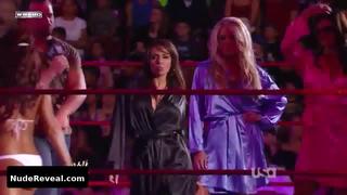 LAYLA EL nude in WWE Monday Night RAW