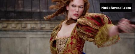 MILLA JOVOVICH nude in The Three Musketeers