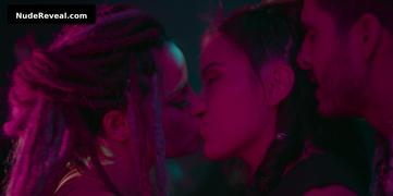 MAITE PERRONI nude in Triptych