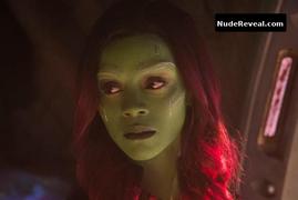 ZOE SALDANA nude in Avengers: Infinity War