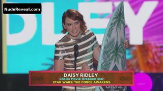 DAISY RIDLEY nude in Teen Choice Awards 2016