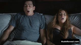 LINDSAY LOHAN nude in Scary Movie