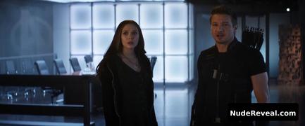 ELIZABETH OLSEN nude in Avengers: Endgame