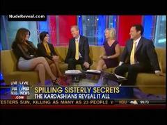 KHLOE KARDASHIAN nude in Fox and Friends