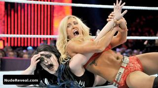 CHARLOTTE FLAIR nude in WWE Monday Night RAW