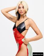 DUA LIPA nude in Elle Magazine