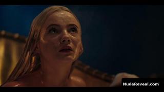 FREYA ALLAN nude in The Witcher