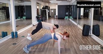 MADELAINE PETSCH nude in Madelaine Petsch Workout Routine