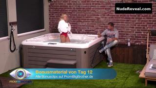 EVELYN BURDECKI nude in Promi Big Brother