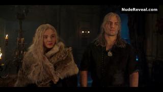 FREYA ALLAN nude in The Witcher