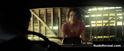 JASMINE TRINCA nude in The Gunman
