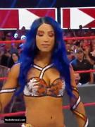 SASHA BANKS nude in WWE Monday Night RAW