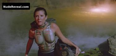 CARRIE FISHER nude in The Time Guardian