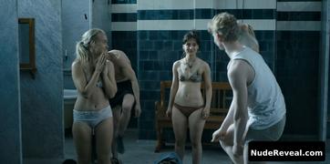 JESSICA DINNAGE nude in The Rain