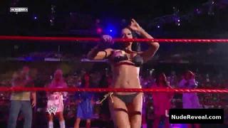 MELINA PEREZ nude in WWE Monday Night RAW