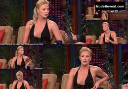 CHARLIZE THERON nude in The Tonight Show