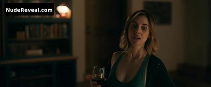 ALISON BRIE nude in The Rental