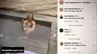 KOURTNEY KARDASHIAN nude in The Kardashians