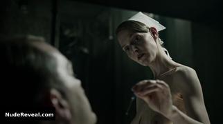 ANNETTE LOBER nude in A Cure for Wellness