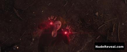 ELIZABETH OLSEN nude in Avengers: Endgame