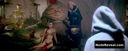 CARRIE FISHER nude in Return of the Jedi