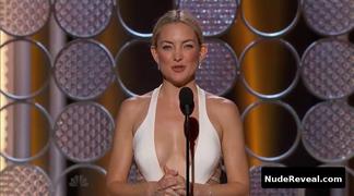KATE HUDSON nude in The Golden Globe Awards